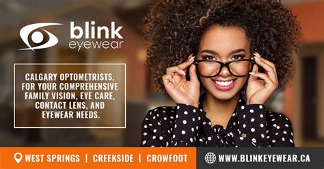 eye glasses repair calgary|blink eyewear creekside calgary.